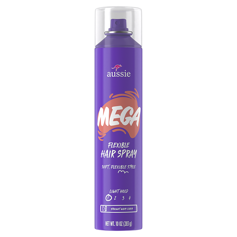 Mega Flexible Hair Spray by Aussie - Non-toxic Hair Styling + Treatment product rated STOP by Million Marker, free from BPA, phthalates, and parabens