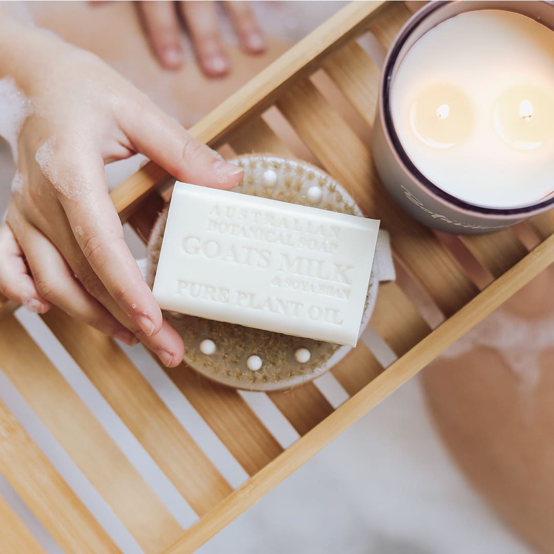 Goats Milk And Soya Bean Soap by Australian Botanical - Non-toxic, STOP rated product free from harmful chemicals