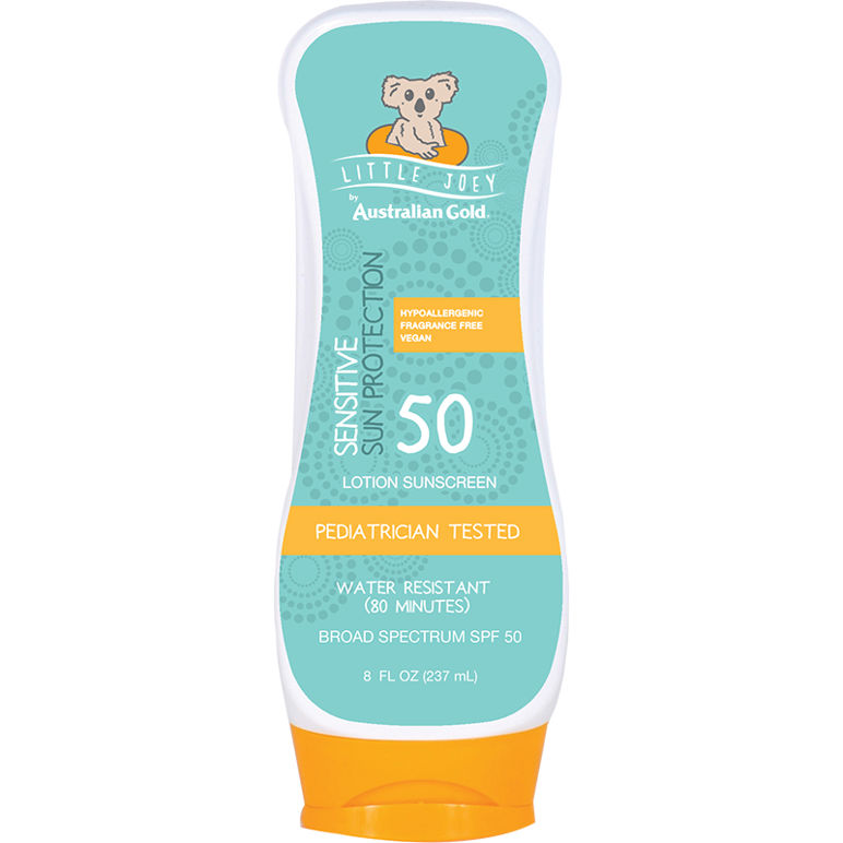 Little Joey Sensitive Sun Protection Spf 50 by Australian Gold - Non-toxic, STOP rated product free from harmful chemicals