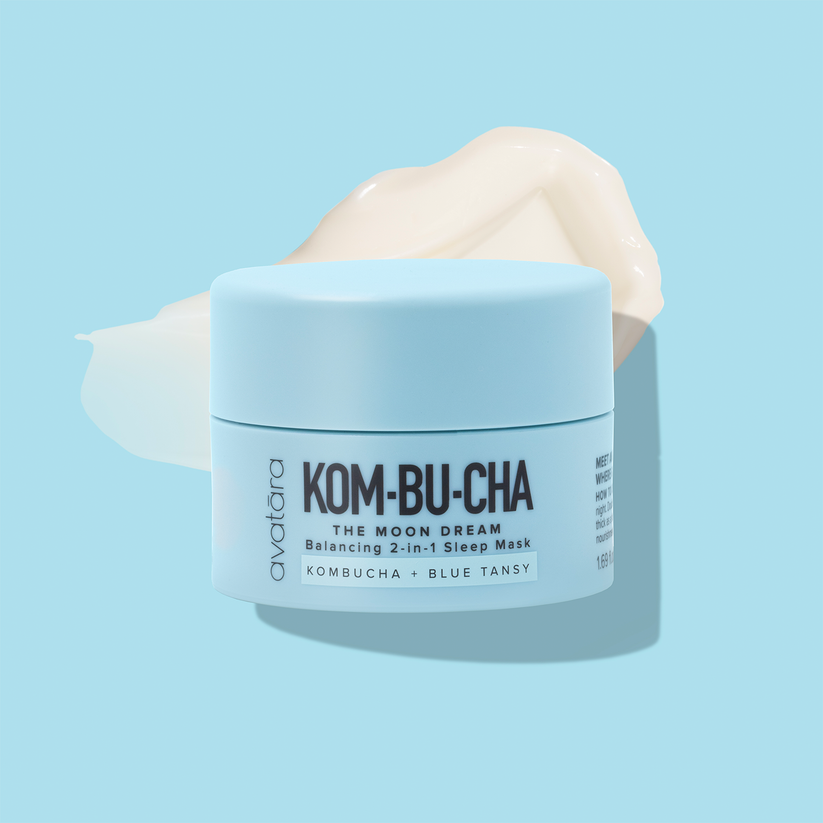 Kombucha The Moon Dream Balancing 2-in-1 Sleep Mask by Avatāra - Non-toxic, SLOW rated product free from harmful chemicals