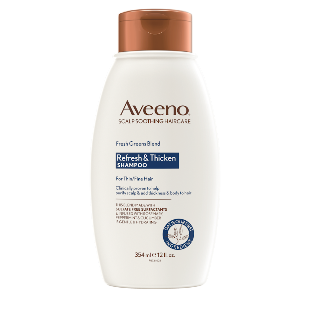 Fresh Greens Blend Refresh & Thicken Shampoo by Aveeno - Non-toxic, STOP rated product free from harmful chemicals
