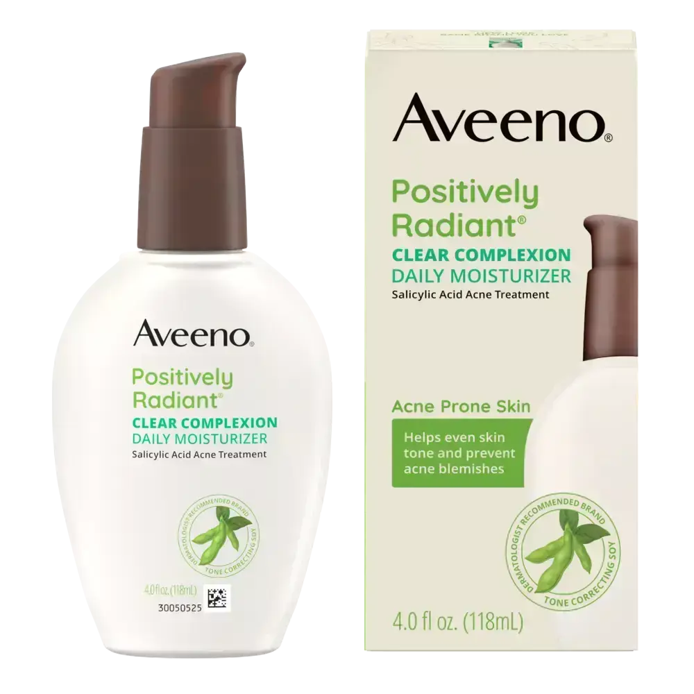 Positively Radiant Clear Complexion Daily Moisturizer by Aveeno - Non-toxic, STOP rated product free from harmful chemicals