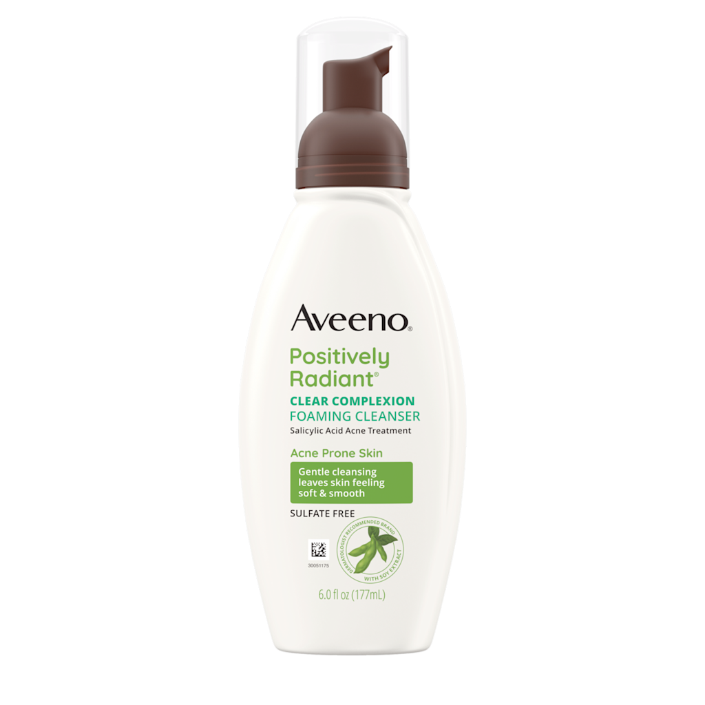 Positively Radiant Clear Complexion Foaming Cleanser by Aveeno - Non-toxic, STOP rated product free from harmful chemicals
