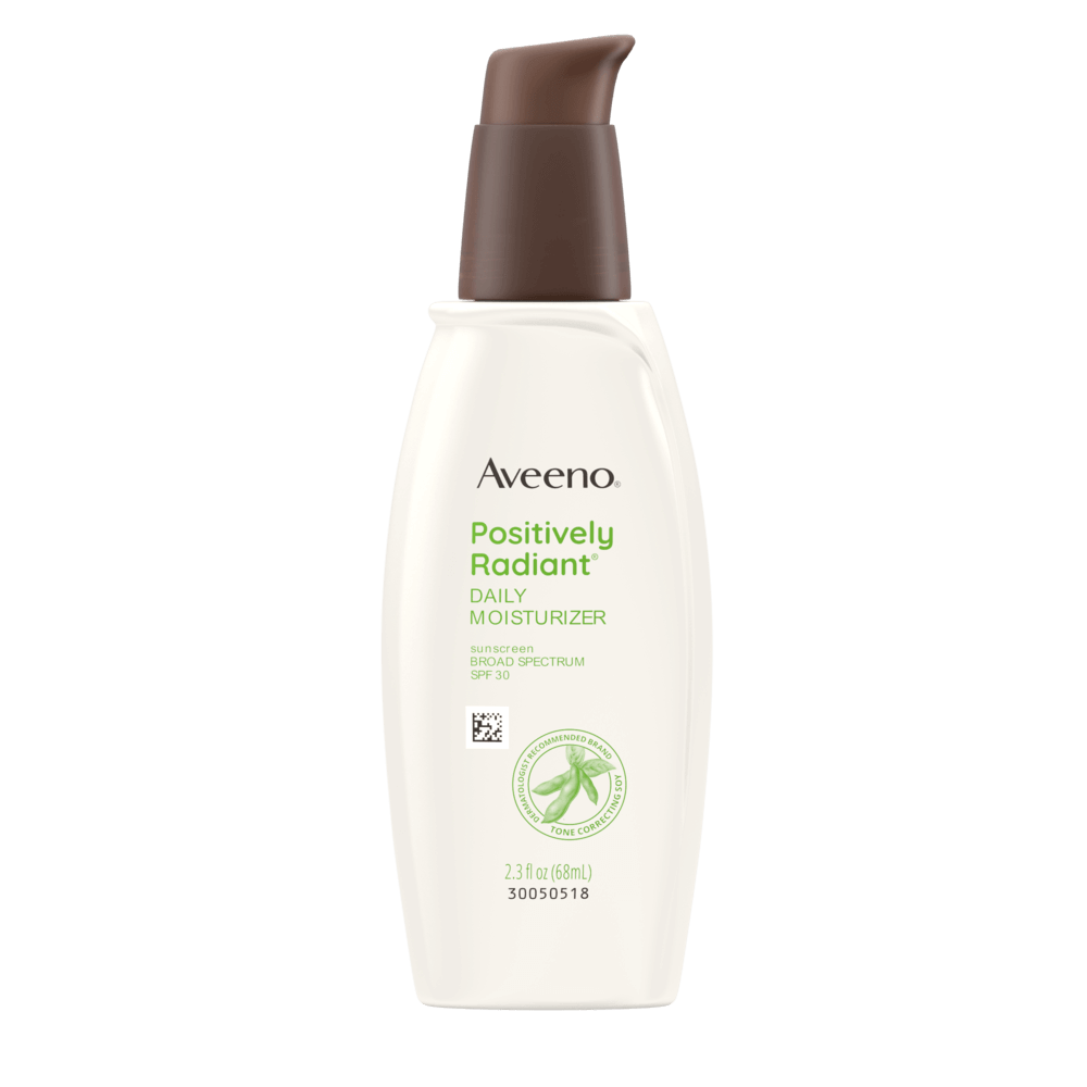 Positively Radiant Daily Moisturizer SPF 30 by Aveeno - Non-toxic, STOP rated product free from harmful chemicals