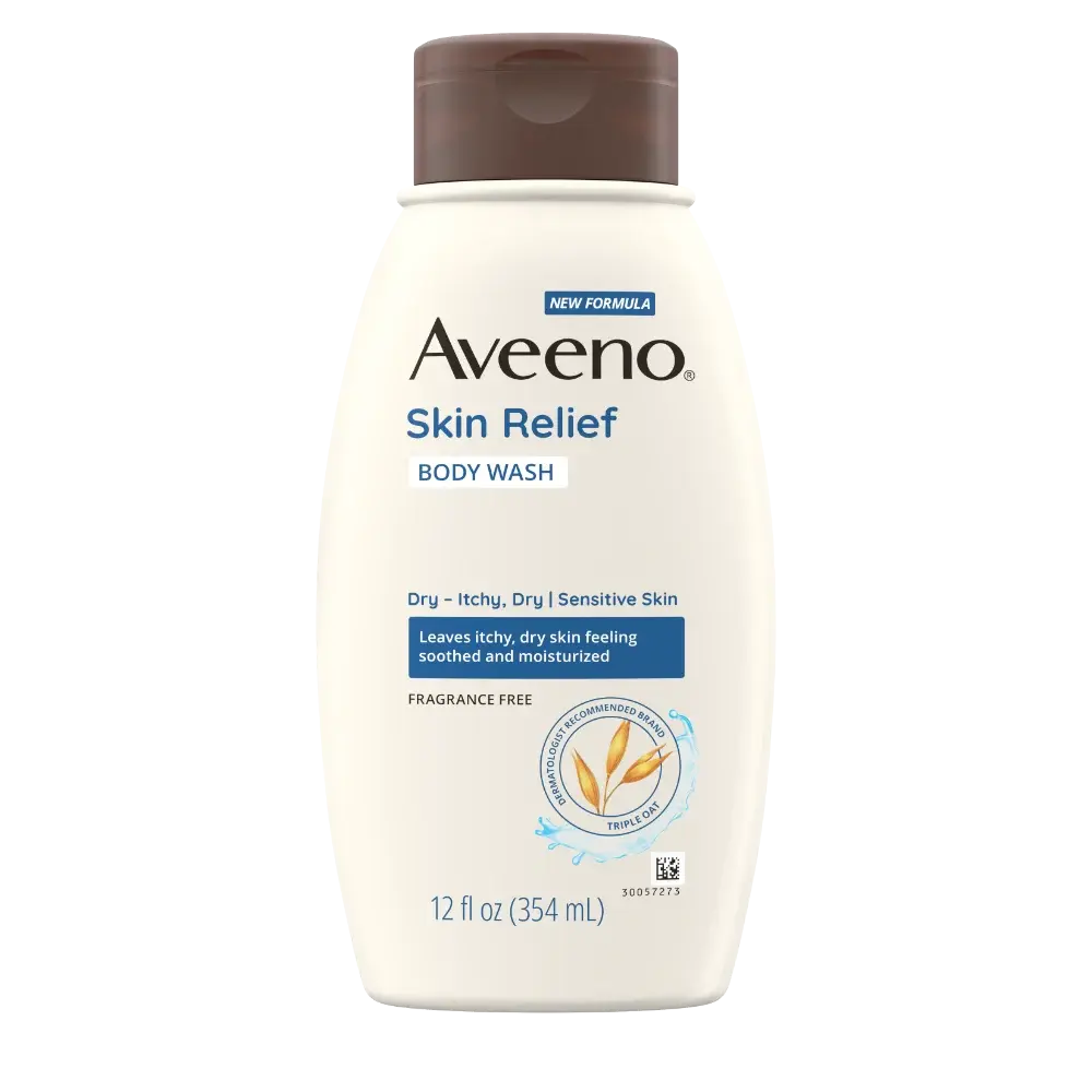 Skin Relief Fragrance-Free Body Wash - Sensitive Skin by Aveeno - Non-toxic, SLOW rated product free from harmful chemicals