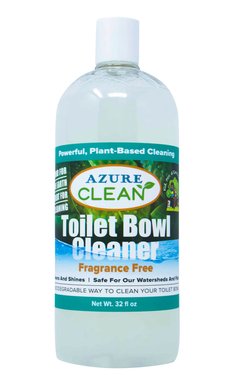 Toilet Bowl Cleaner - Fragance Free by Azure Clean - Non-toxic, SLOW rated product free from harmful chemicals