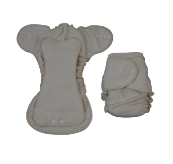 One-Size Fitted Cloth Diaper by Babee Greens - Non-toxic, GO rated product free from harmful chemicals