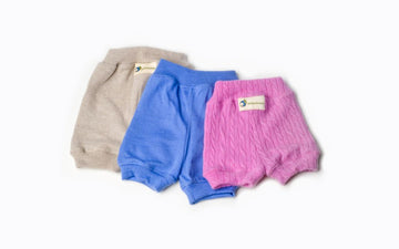 Shorties Cashmere Pants Diaper Cover by Babee Greens - Non-toxic Baby Diapers, Diaper Creams + Wipes product rated GO by Million Marker, free from BPA, phthalates, and parabens