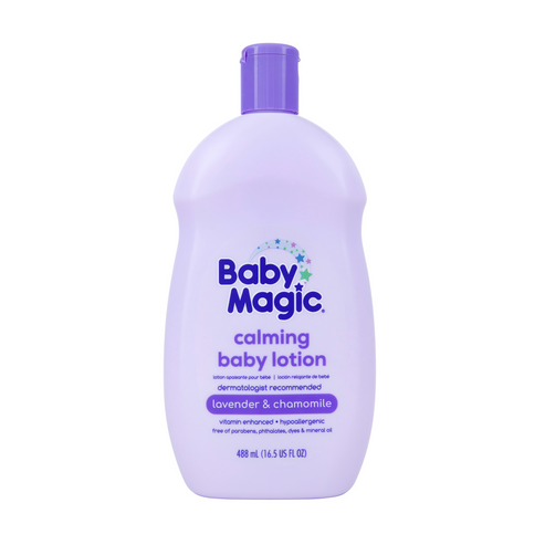 Calming Baby Lotion - Lavender & Chamomile by Baby Magic - Non-toxic, STOP rated product free from harmful chemicals