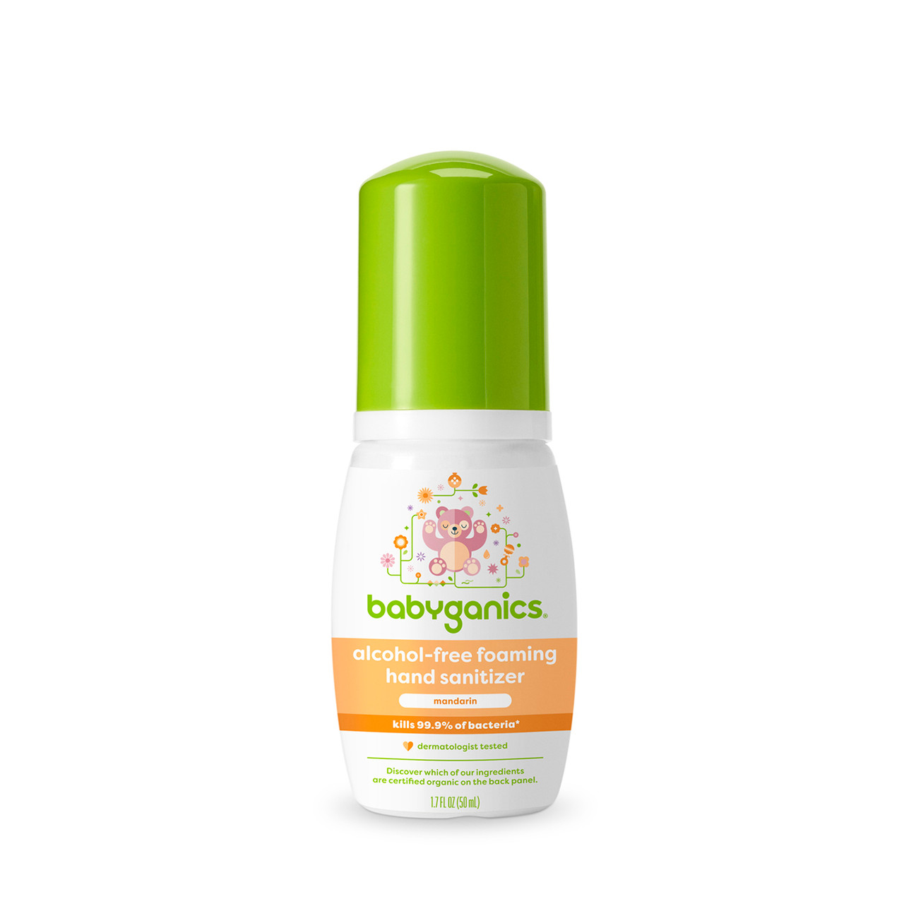 Alcohol-Free Foaming Hand Sanitizer by Babyganics - Non-toxic, SLOW rated product free from harmful chemicals