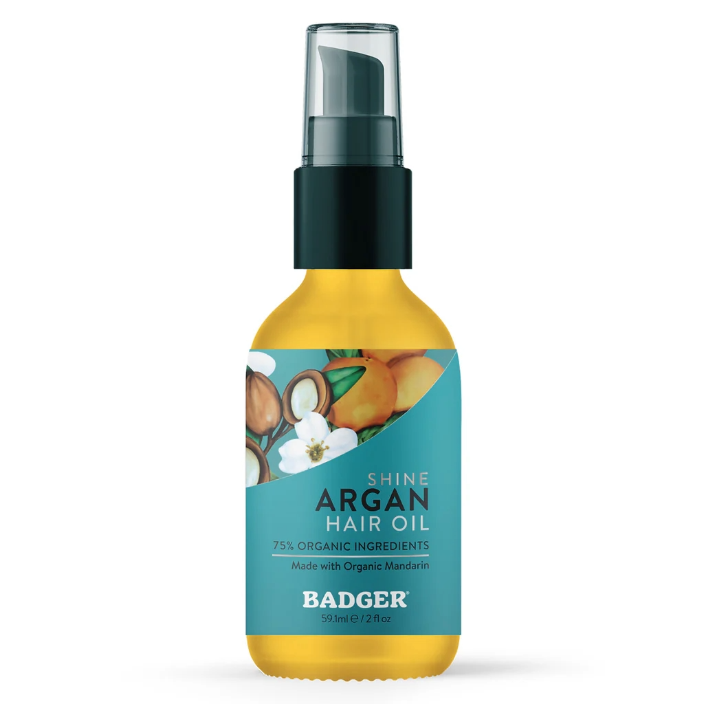 Argan Hair Oil w/Jojoba & Baobab by Badger - Non-toxic, SLOW rated product free from harmful chemicals