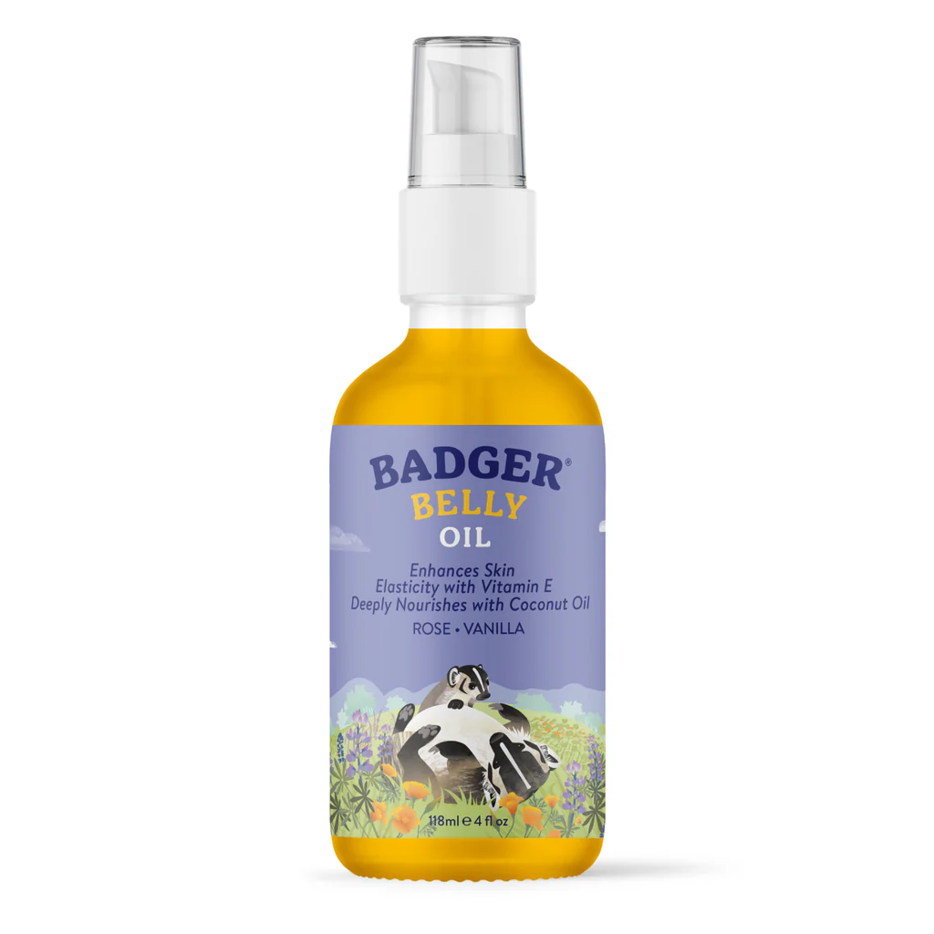 Belly Oil by Badger - Non-toxic Body Oils, Butters + Lotions product rated SLOW by Million Marker, free from BPA, phthalates, and parabens