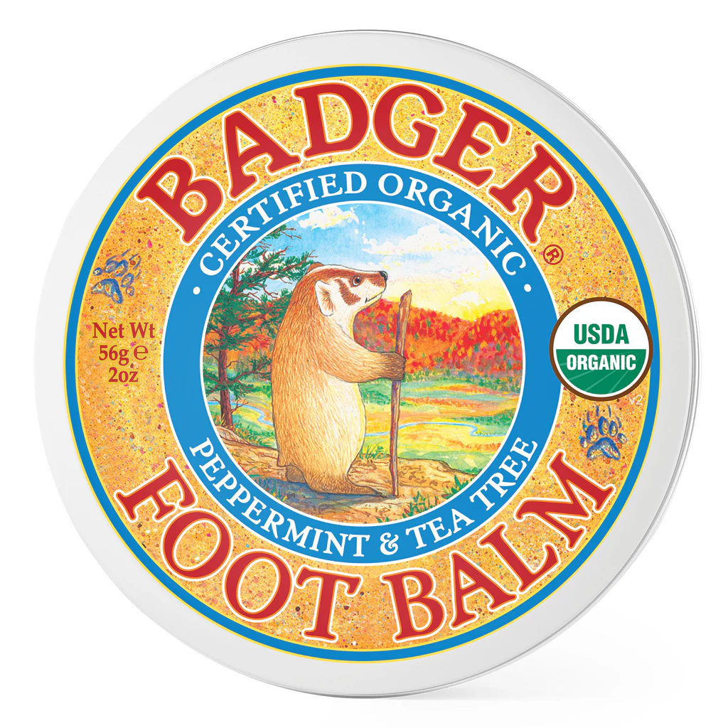 Foot Balm by Badger - Non-toxic Body Oils, Butters + lotions product rated GO by Million Marker, free from BPA, phthalates, and parabens