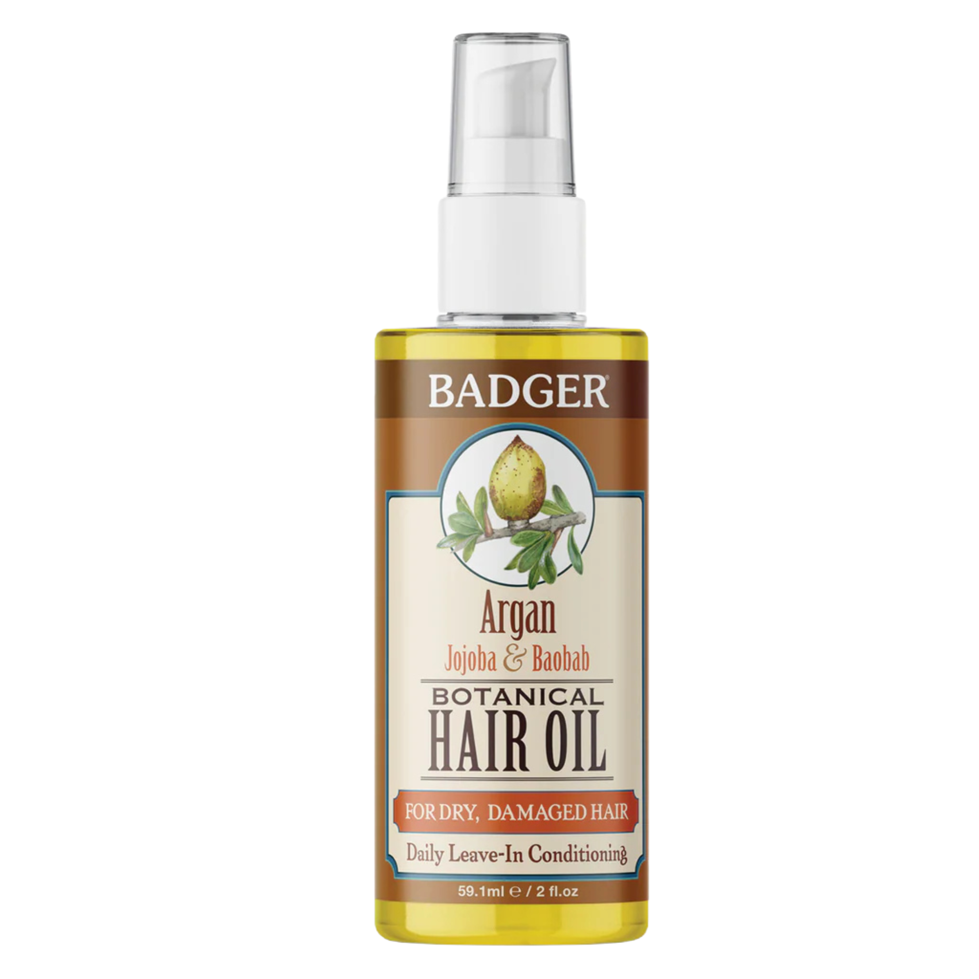 Jojoba Hair Oil by Badger - Non-toxic, SLOW rated product free from harmful chemicals