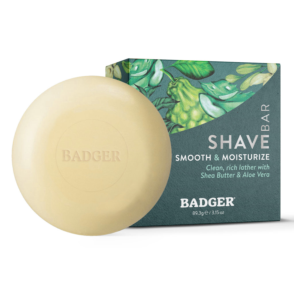 Organic Navigator Class Man Care Shave Soap by BADGER - Non-toxic, SLOW rated product free from harmful chemicals