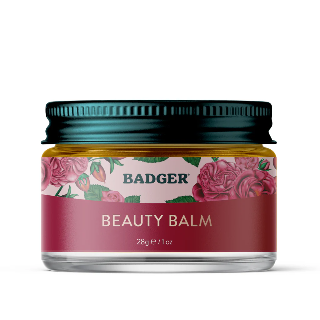 Rose Beauty Balm by Badger - Non-toxic Body Oils, Butters + lotions product rated GO by Million Marker, free from BPA, phthalates, and parabens