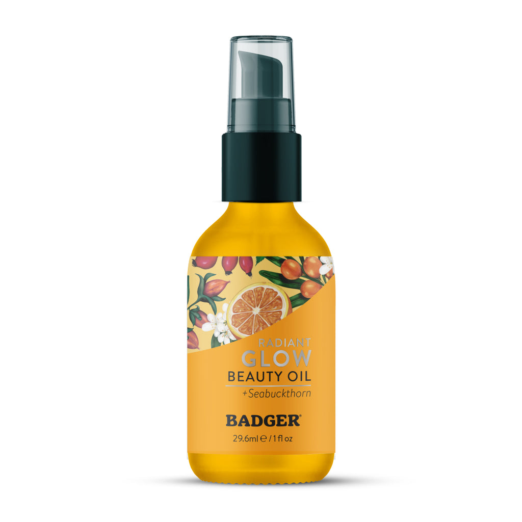 Seabuckthorn Face Oil by BADGER - Non-toxic, SLOW rated product free from harmful chemicals