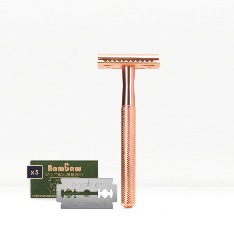 Metal Double Edge Safety Razor by Bambaw - Non-toxic, GO rated product free from harmful chemicals