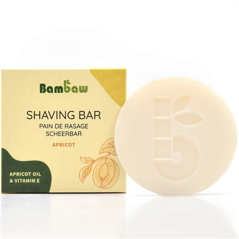 Shaving Bar - Apricot by Bambaw - Non-toxic Shaving product rated STOP by Million Marker, free from BPA, phthalates, and parabens
