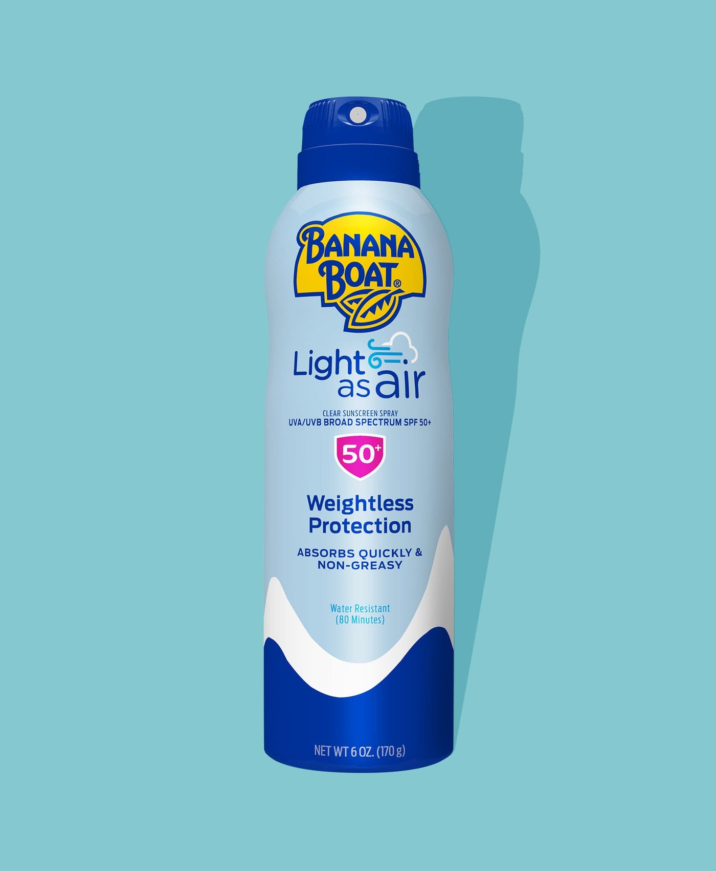 Light As Air Ultramist Spray Sunscreen SPF 50+ by BANANA BOAT - Non-toxic, STOP rated product free from harmful chemicals