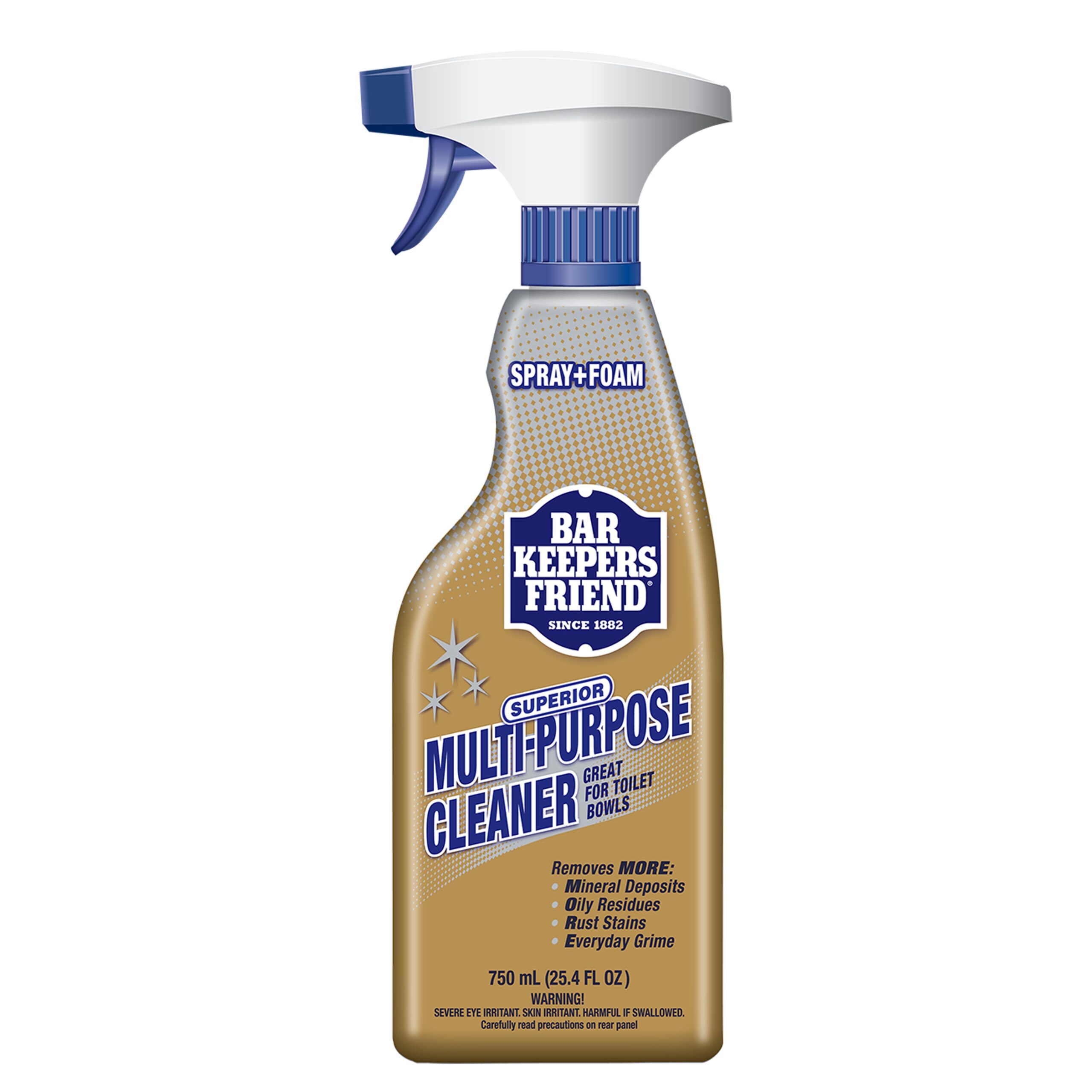 Superior Multi-Purpose Cleaner by BAR KEEPER'S FRIEND - Non-toxic, STOP rated product free from harmful chemicals