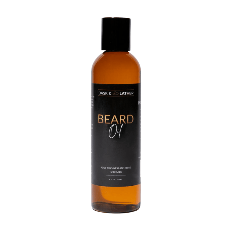 Beard Oil by BASK & LATHER - Non-toxic Hair Styling + Treatment product rated GO by Million Marker, free from BPA, phthalates, and parabens