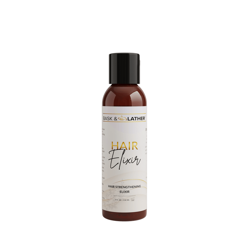 Hair Elixir by BASK & LATHER - Non-toxic Hair Styling + Treatment product rated SLOW by Million Marker, free from BPA, phthalates, and parabens