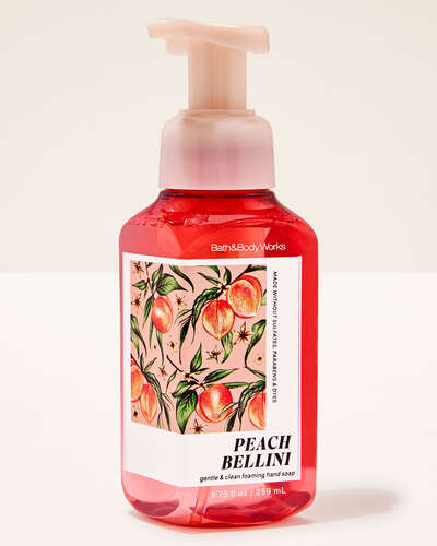 Gentle & Clean Foaming Hand Soap - Peach Bellini by Bath & Body Works - Non-toxic, STOP rated product free from harmful chemicals