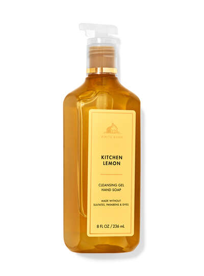 Kitchen Lemon Gel Hand Soap by Bath & Body Works - Non-toxic, STOP rated product free from harmful chemicals
