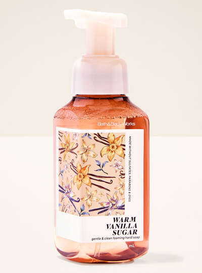 Warm Vanilla Sugar Foaming Hand Soap by Bath & Body Works - Non-toxic, STOP rated product free from harmful chemicals