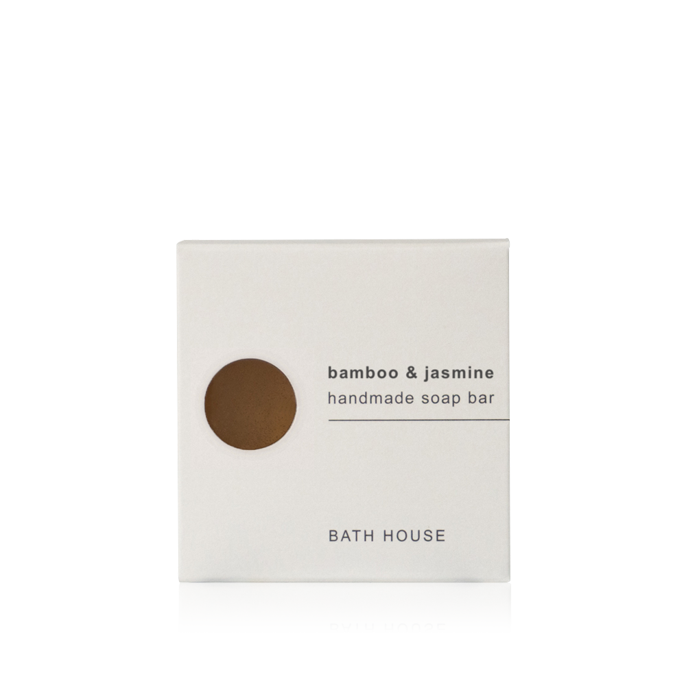 Handmade Soap Bar - Bamboo & Jasmine by BATH HOUSE ARTISANS OF NATURAL BEAUTY - Non-toxic, STOP rated product free from harmful chemicals