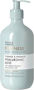 Kindness+ Hyaluronic Acid Cleanse & Hydrate Hand Wash by BAYLIS & HARDING - Non-toxic, STOP rated product free from harmful chemicals
