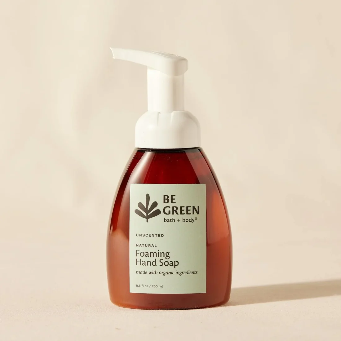 Foaming Hand Soap by Be Green Bath & Body - Non-toxic, GO rated product free from harmful chemicals