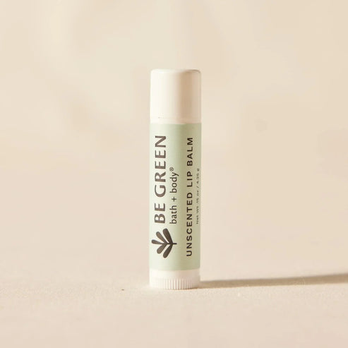 Lip Balm - Unscented by BE GREEN bath + body - Non-toxic, GO rated product free from harmful chemicals