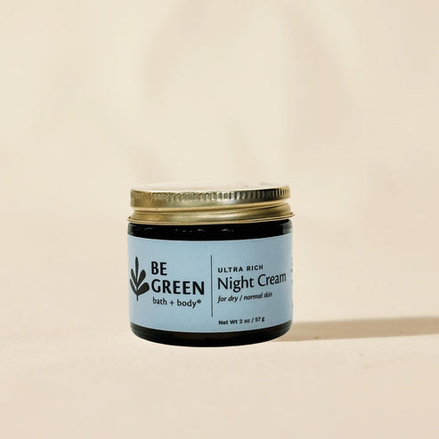 Ultra Rich Night Cream by BE GREEN bath + body - Non-toxic, GO rated product free from harmful chemicals