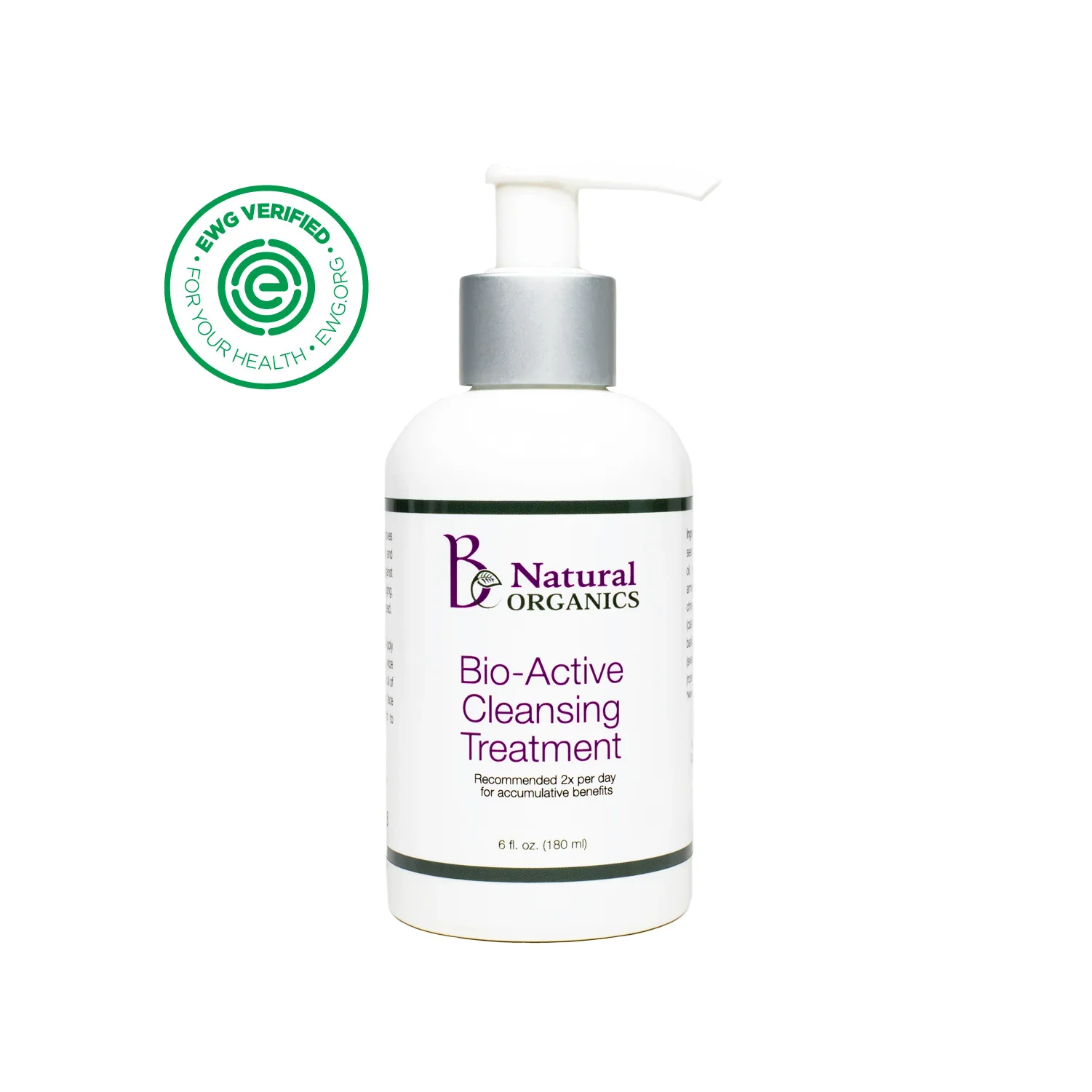 Bio-Active Cleansing Treatment by Be Natural Organics - Non-toxic, SLOW rated product free from harmful chemicals
