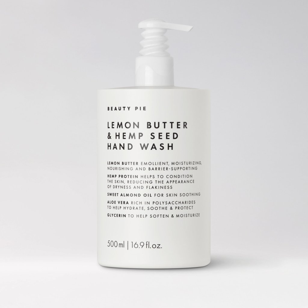 Hand Wash - Lemon Butter & Hemp Seed by BEAUTY PIE - Non-toxic, STOP rated product free from harmful chemicals