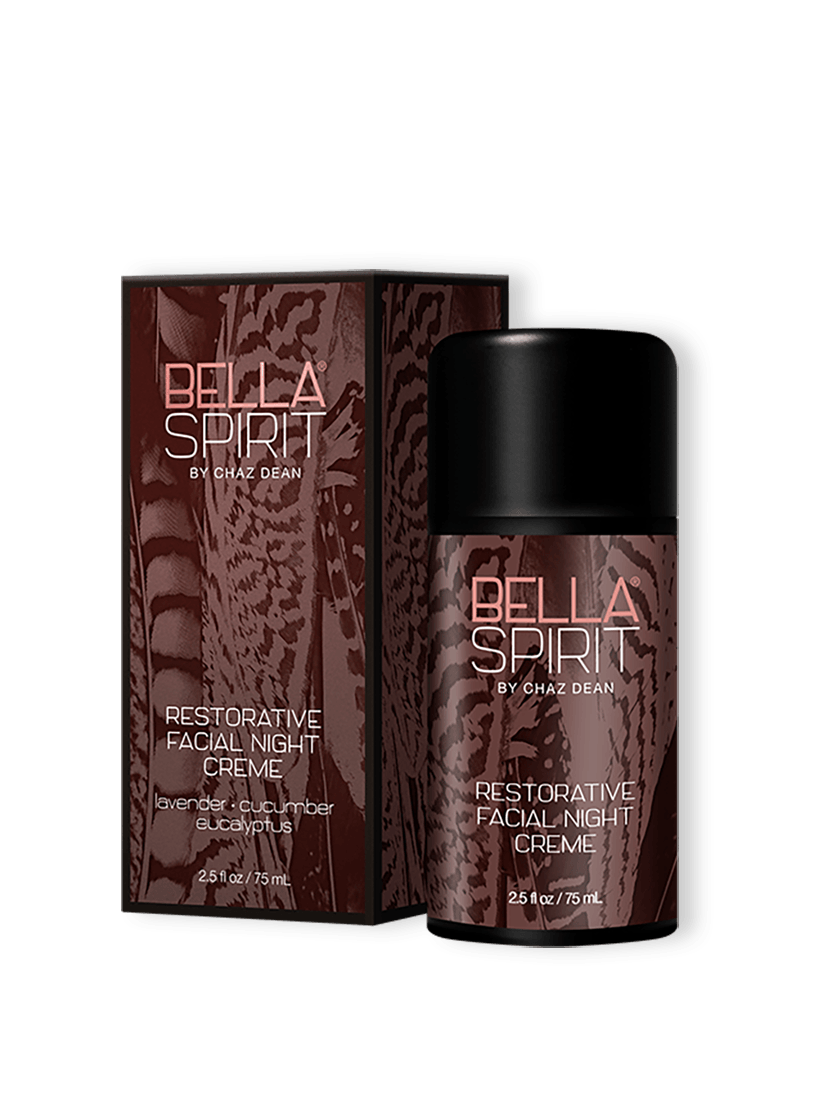 Restorative Facial Night Creme - Lavender, Cucumber, Eucalyptus by Bella Spirit - Non-toxic, STOP rated product free from harmful chemicals