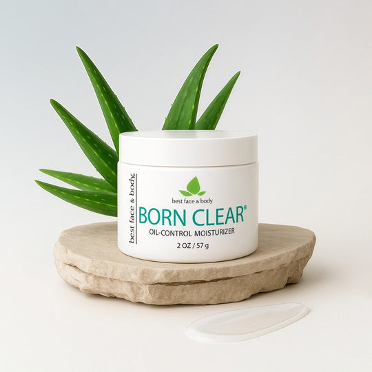 Born Clear Oil-Control Light Moisturizer by best face & body - Non-toxic, SLOW rated product free from harmful chemicals