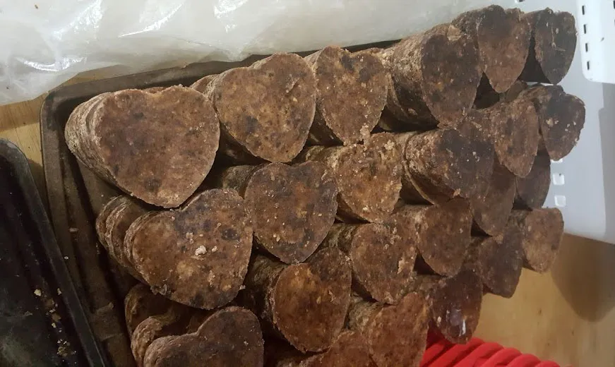 Heart-Shaped African Black Soap by BGLH Marketplace - Non-toxic, GO rated product free from harmful chemicals