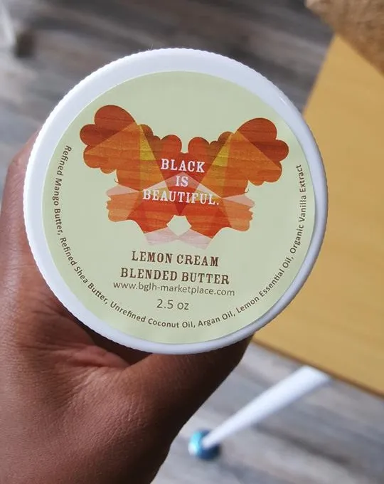 Lemon Cream Blended Butter (Almond Oil Free) by BGLH Marketplace - Non-toxic, SLOW rated product free from harmful chemicals