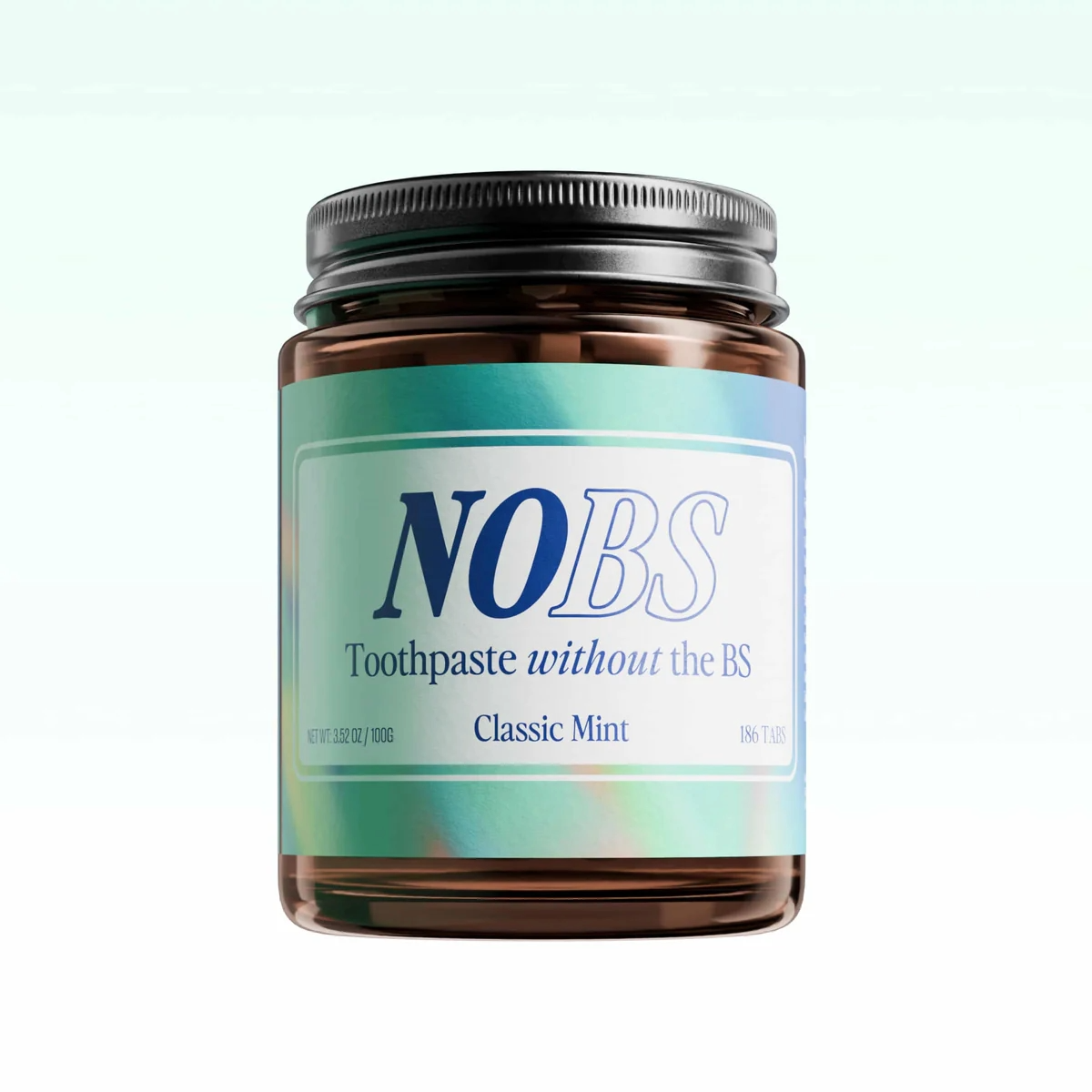 NOBS Toothpaste Tablets by Biöm - Non-toxic Oral Care product rated GO by Million Marker, free from BPA, phthalates, and parabens