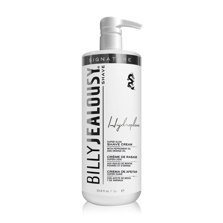 Hydroplane Foamless Super - Slick Mens Shave Cream by BILLYJEALOUSY - Non-toxic, STOP rated product free from harmful chemicals