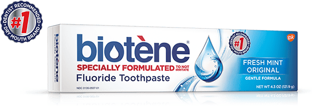 Fluoride Toothpaste Fresh Mint Original by biotène - Non-toxic, STOP rated product free from harmful chemicals