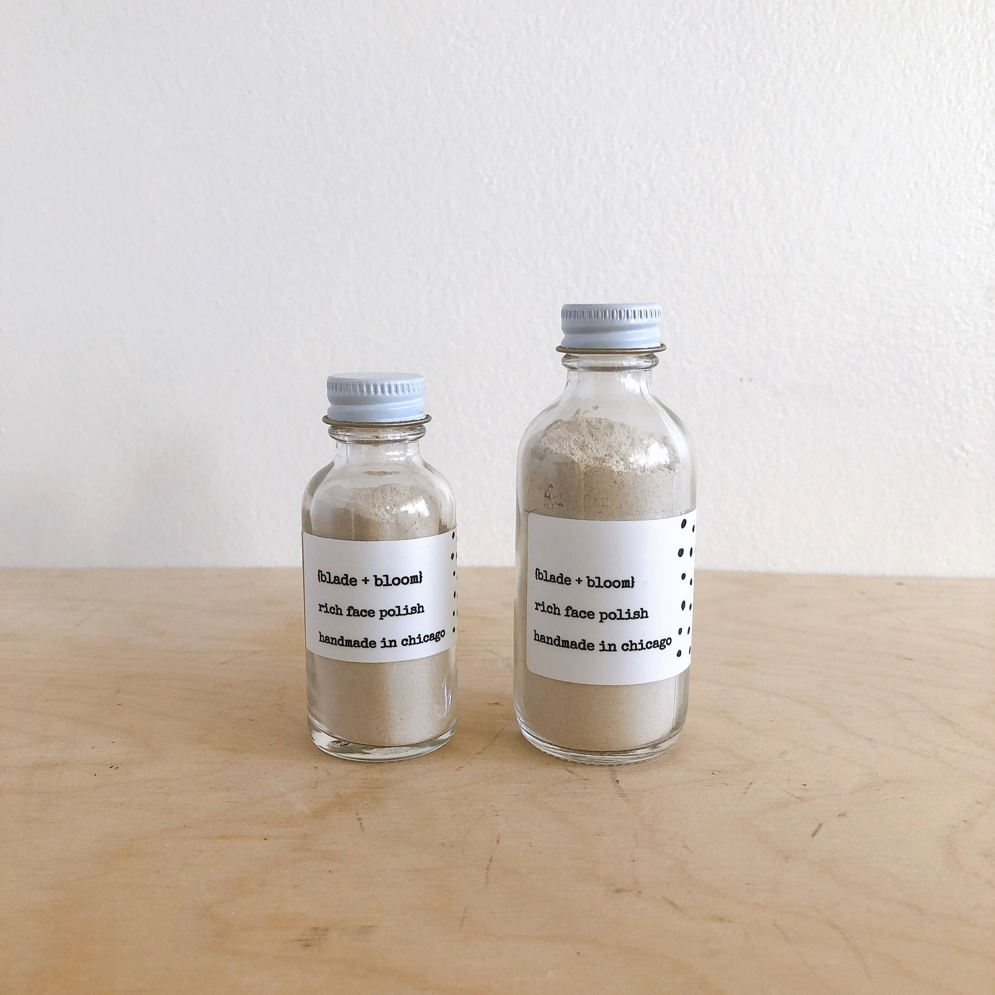 Rich Face Polish by Blade + Bloom - Non-toxic Facial Care product rated SLOW by Million Marker, free from BPA, phthalates, and parabens