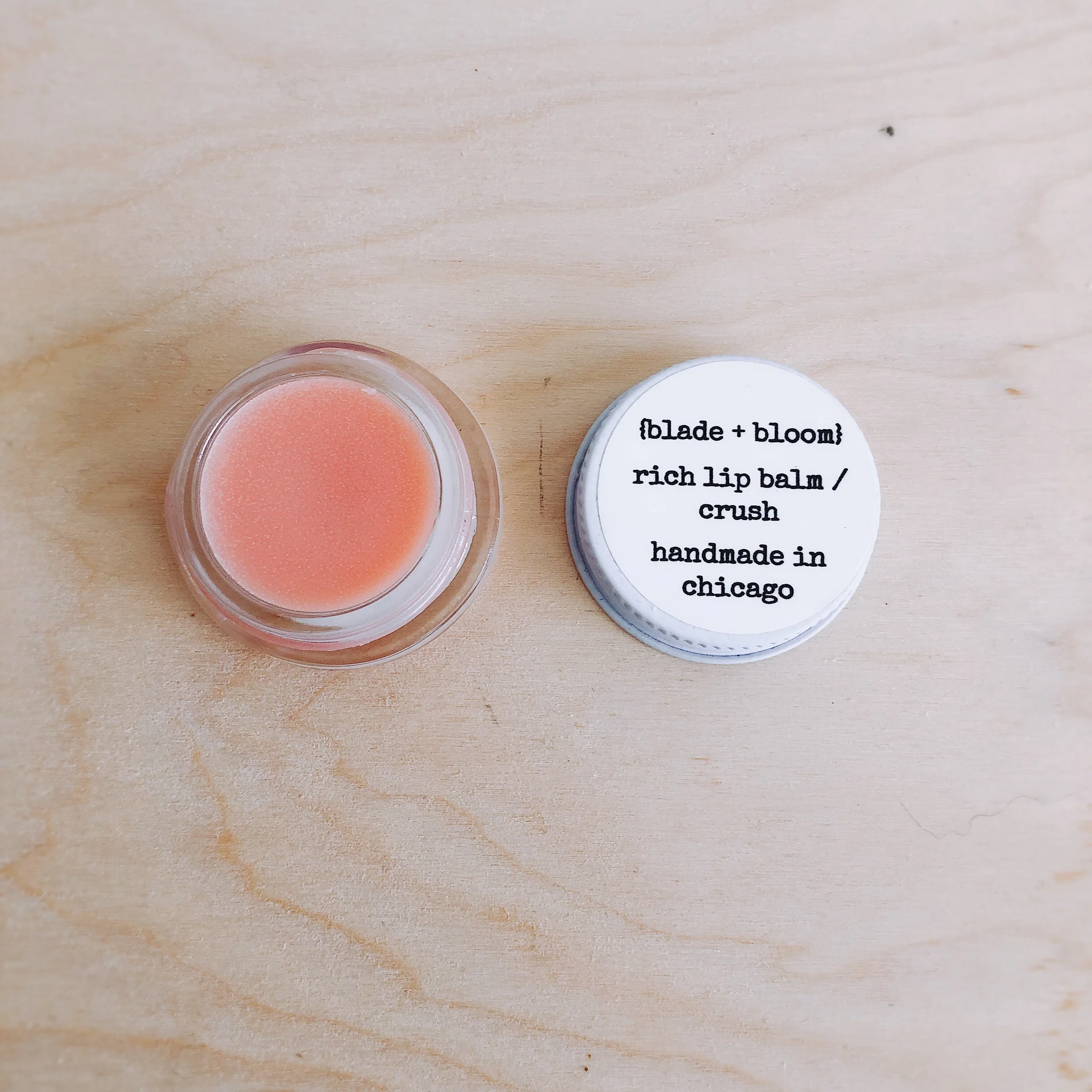 Rich Lip Balm/ Crush by Blade + Bloom - Non-toxic, SLOW rated product free from harmful chemicals