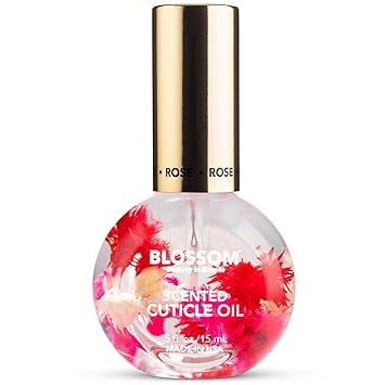 Scented Cuticle Oil – Rose by BLOSSOM - Non-toxic, STOP rated product free from harmful chemicals