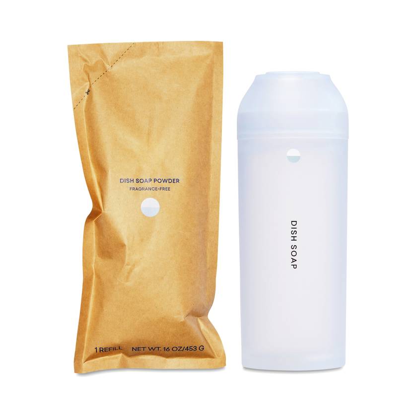 Dish Soap - Fragrance Free by BLUELAND - Non-toxic, SLOW rated product free from harmful chemicals