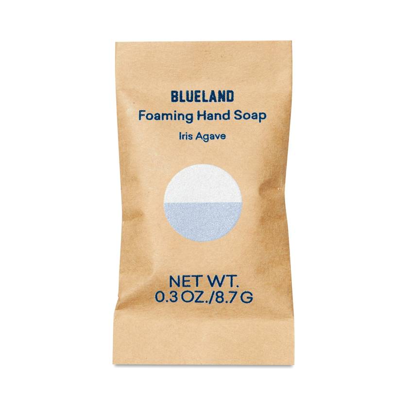Foaming Hand Soap Tablet - Iris Agave by BLUELAND - Non-toxic, STOP rated product free from harmful chemicals