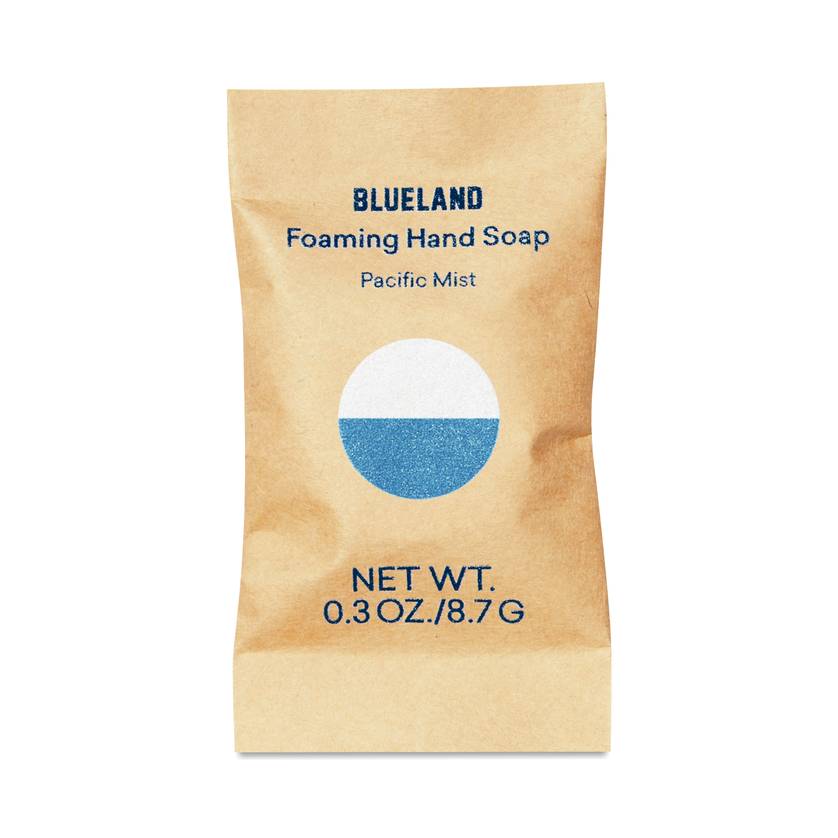 Foaming Hand Soap Tablet - Pacific Mist by BLUELAND - Non-toxic, STOP rated product free from harmful chemicals